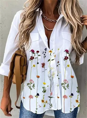 Elegant Blouse Women Casual Shirt