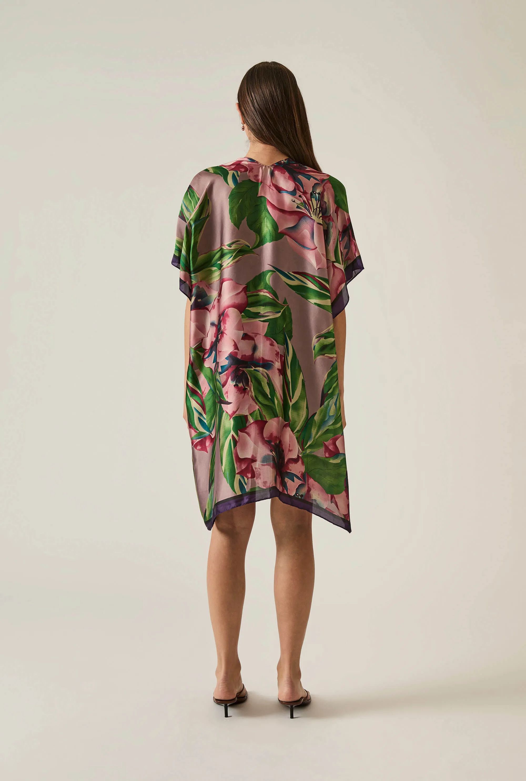 Floral Green Kaftan