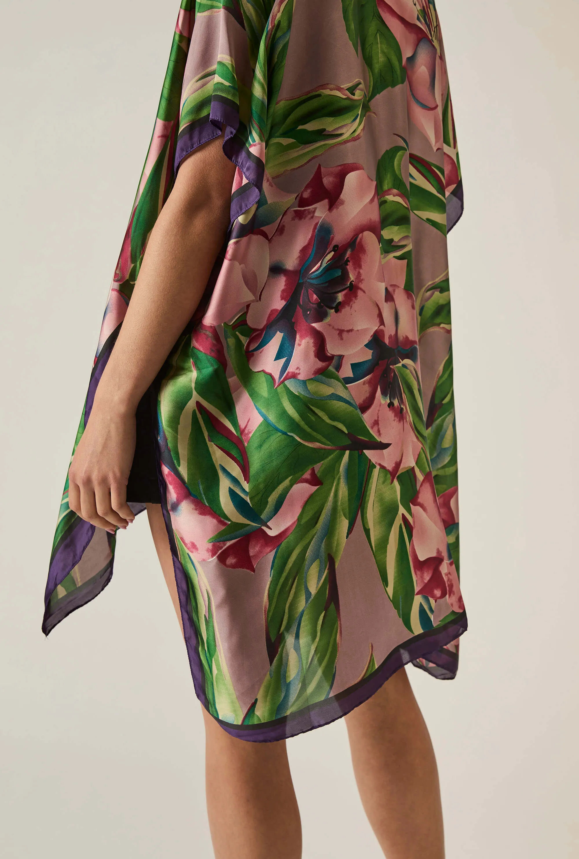 Floral Green Kaftan