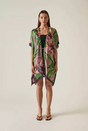 Floral Green Kaftan