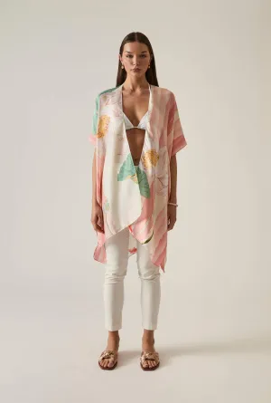 Floral Peach Kaftan