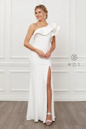 Formal Long Off Shoulder Wedding Dress