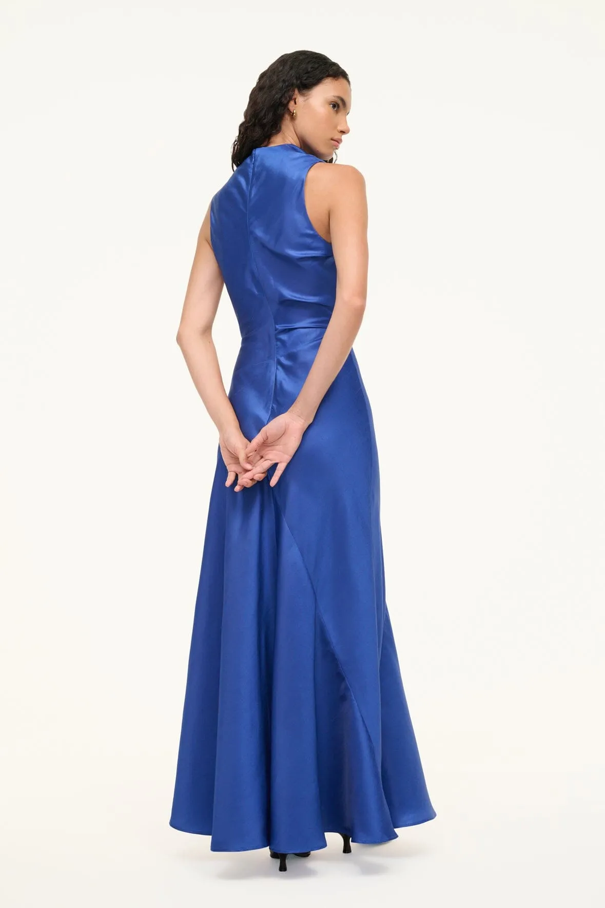 FRIDA SILK DRESS | DEEP SEA