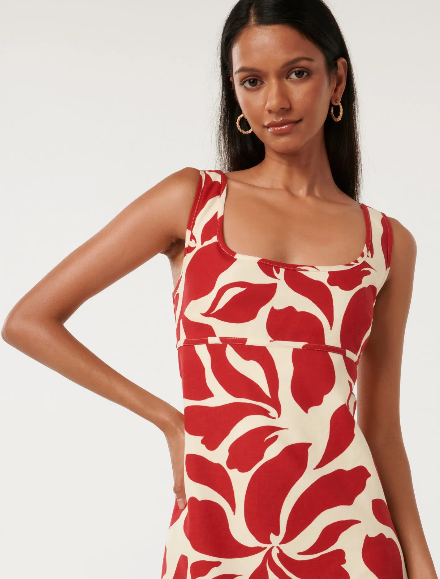 Hadley Petite Cutout Ruched Back Mini
