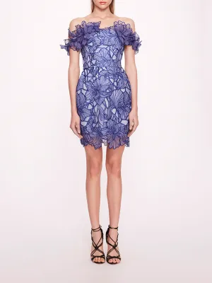 Iris Cutwork Mini Dress