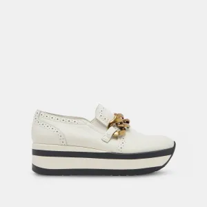 JHENEE SNEAKERS WHITE LEATHER - re:vita