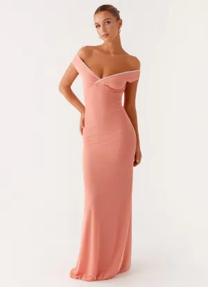 Katiya Maxi Dress - Peach