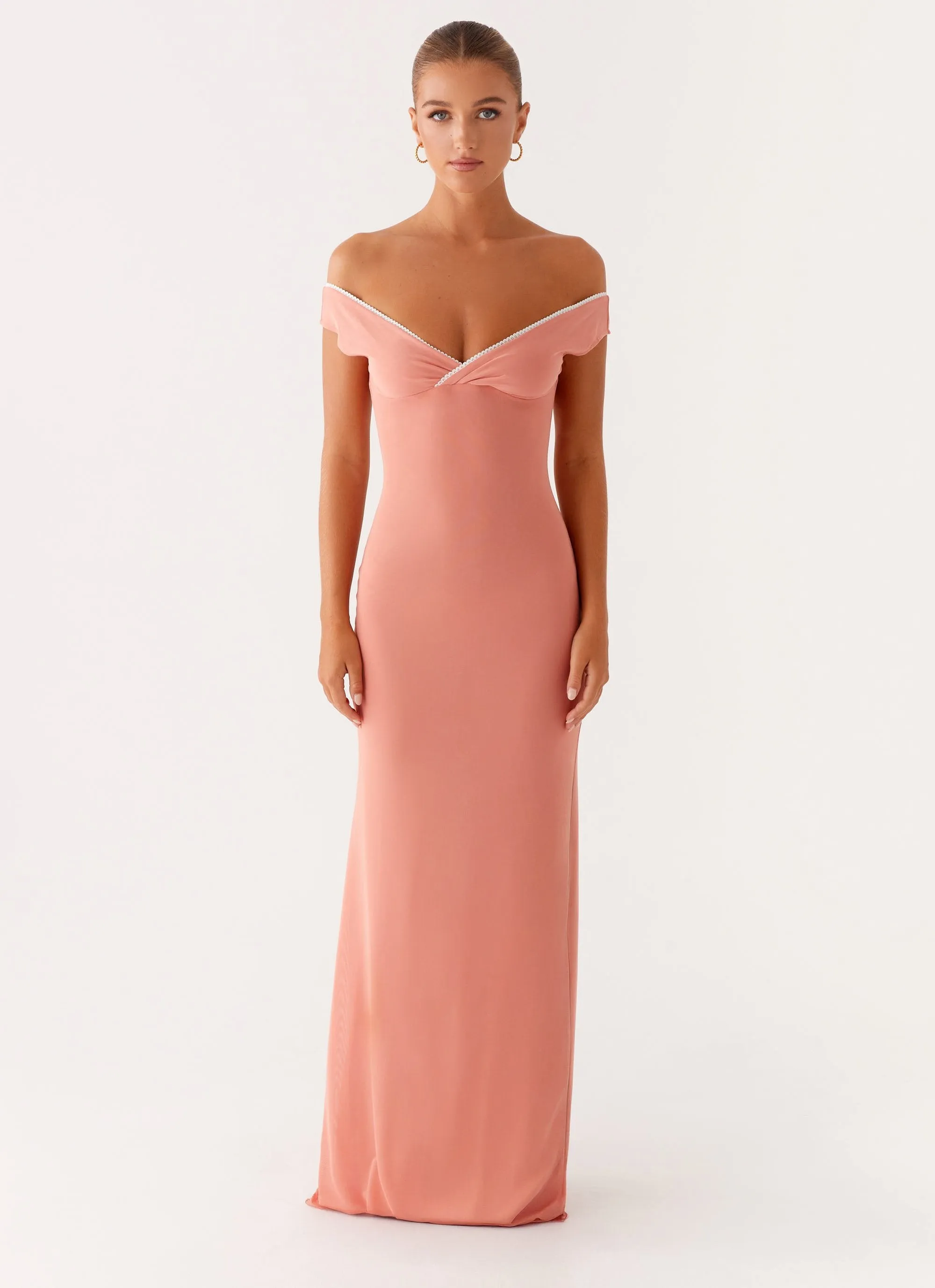 Katiya Maxi Dress - Peach