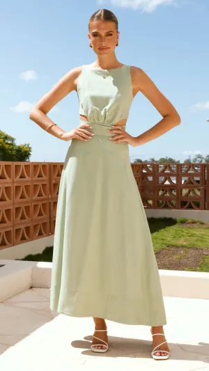Kimberley Maxi Dress - Sage
