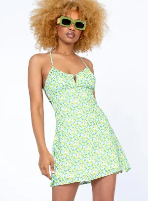 Klaire Mini Dress Green