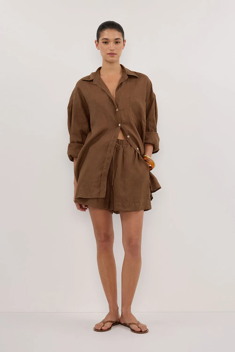 LUNE FONDANT LINEN SHORT