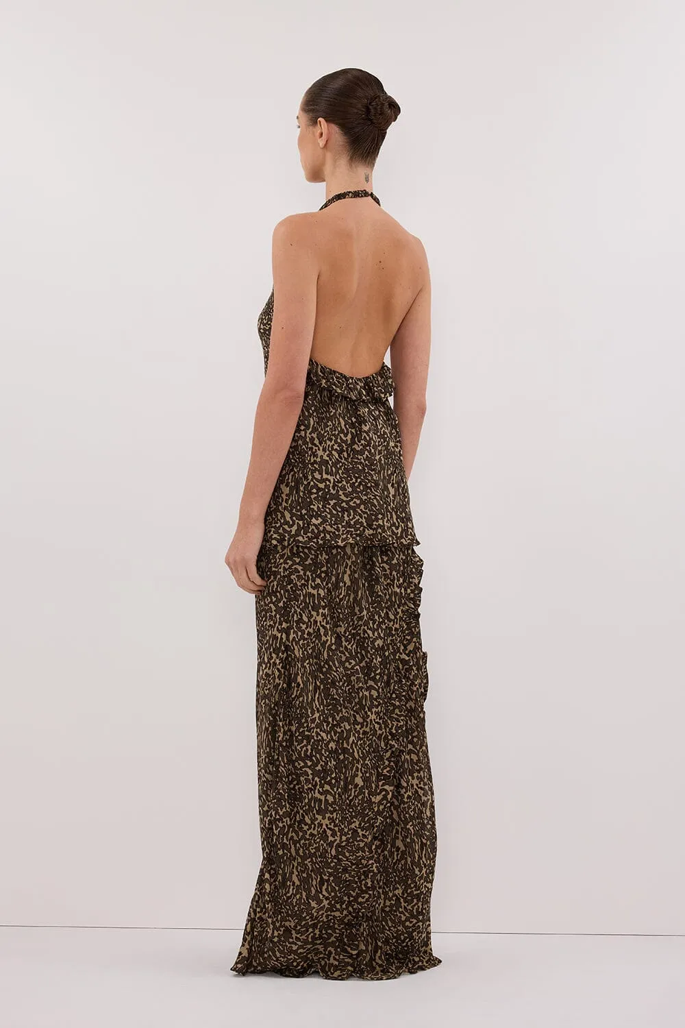 MARVILLA CHOC HALTER TOP - PRE ORDER