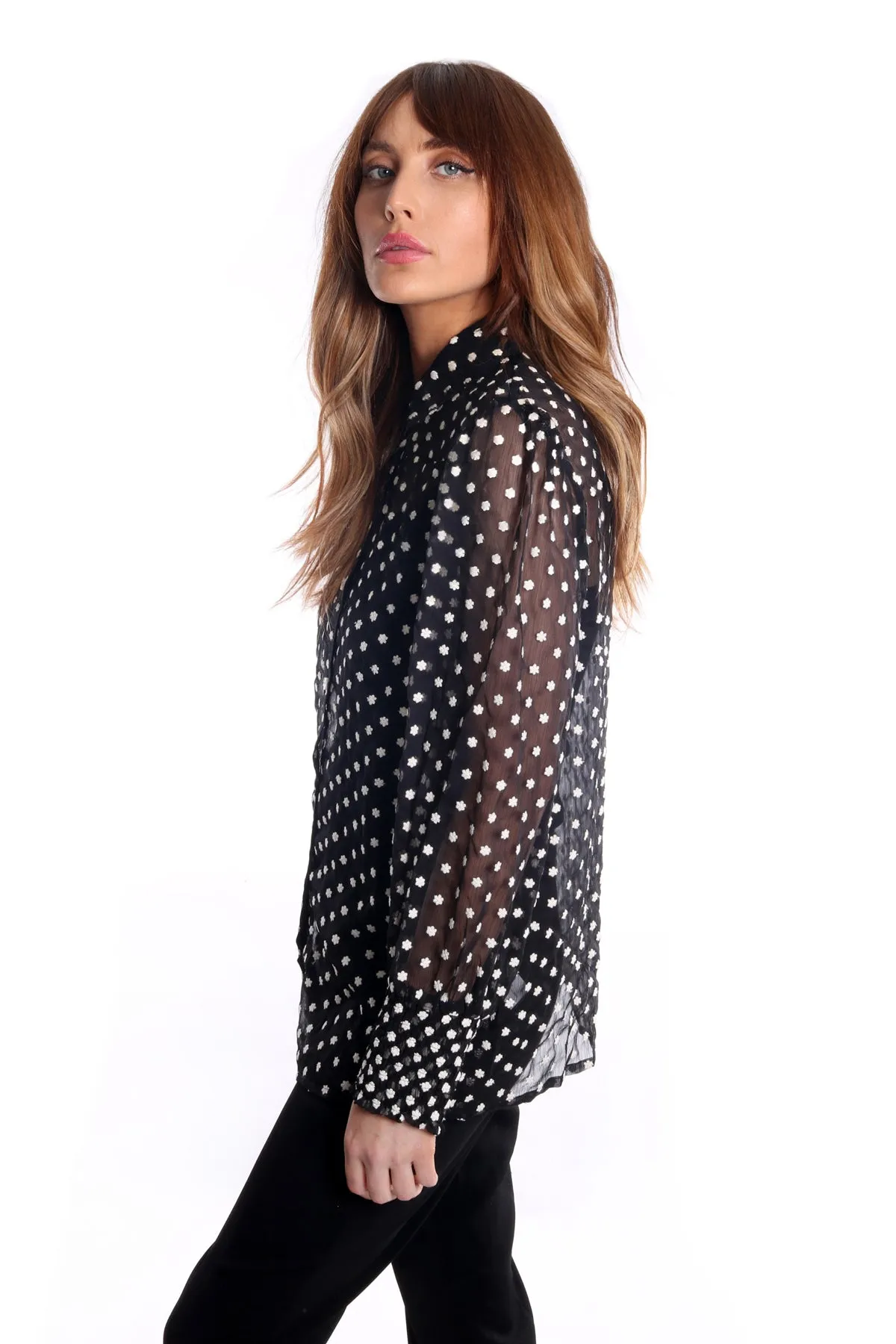 Mellow Madness Floral Shirt in Black