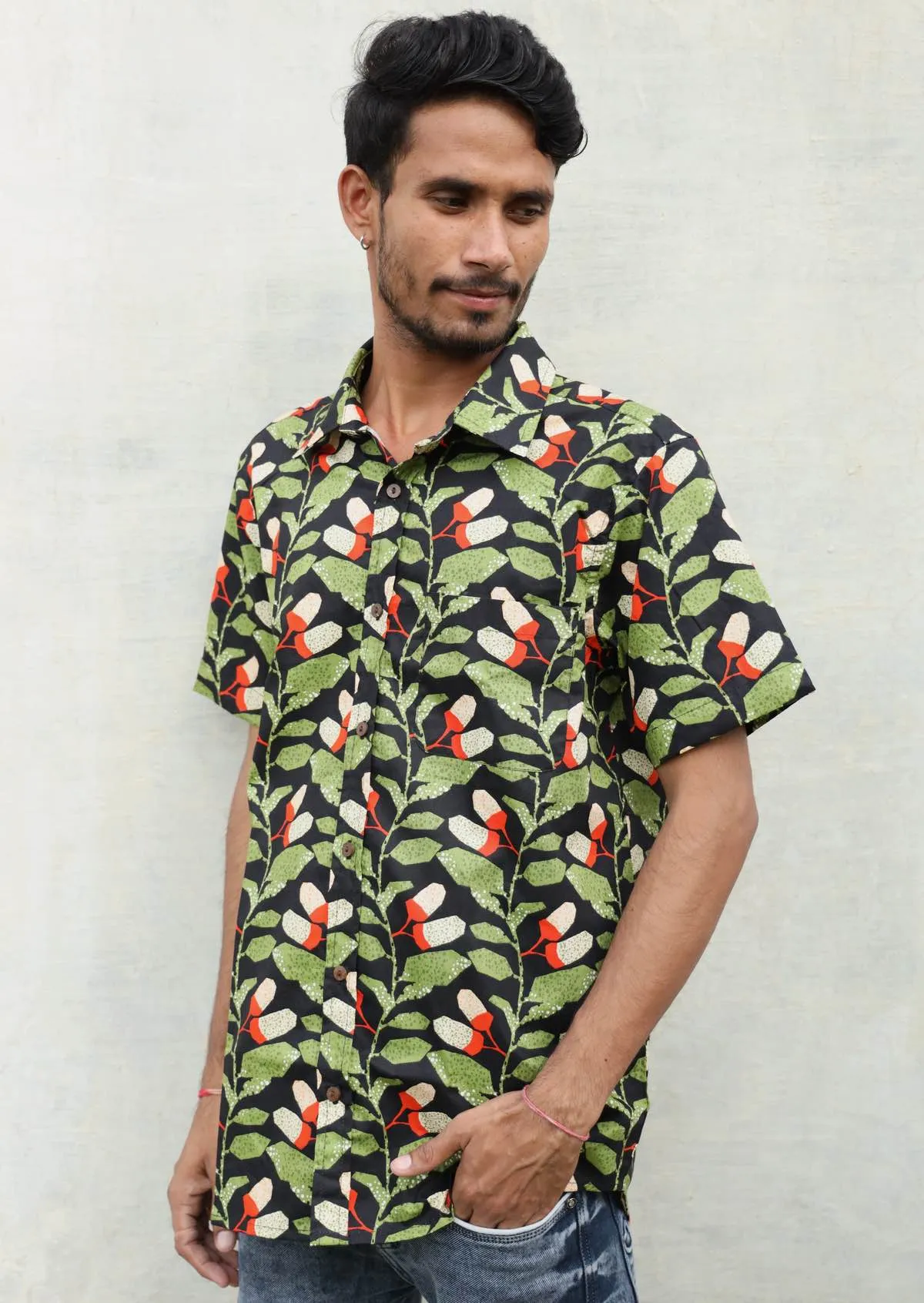 Men's Cotton Shirt Oak