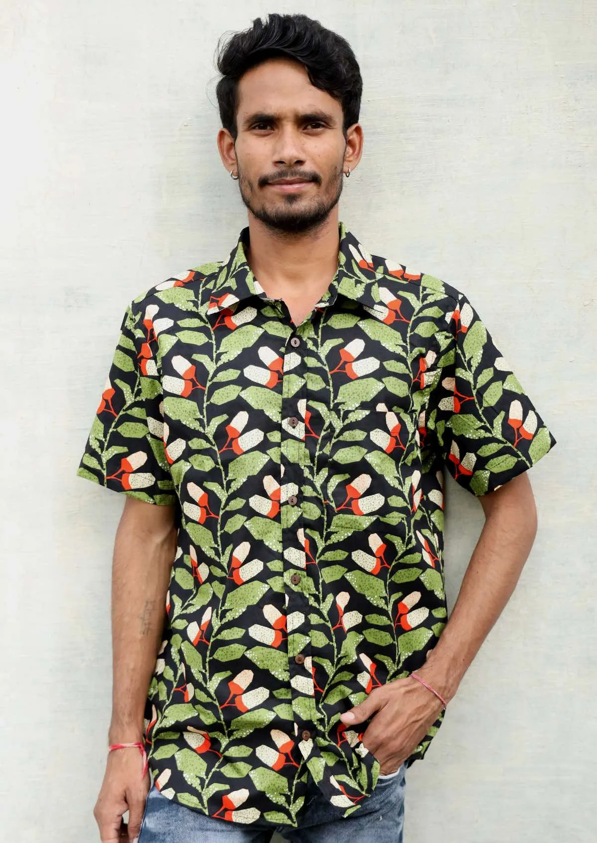 Men's Cotton Shirt Oak