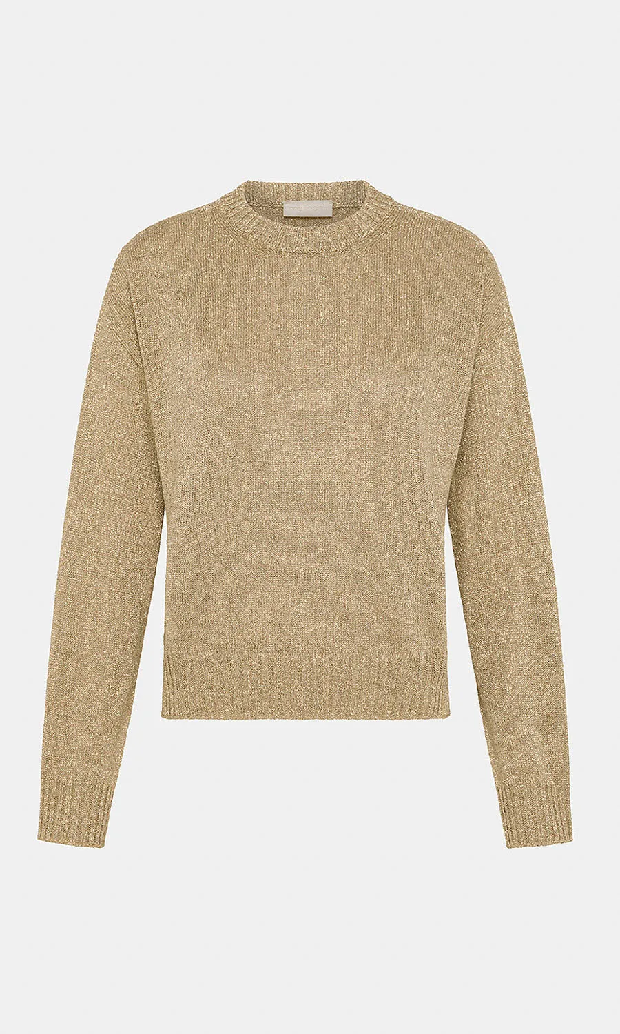 Momoni Karasu Lurex Sweater - Gold