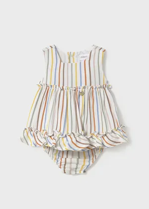 Morgan Dress & Bloomer Set - Stripes