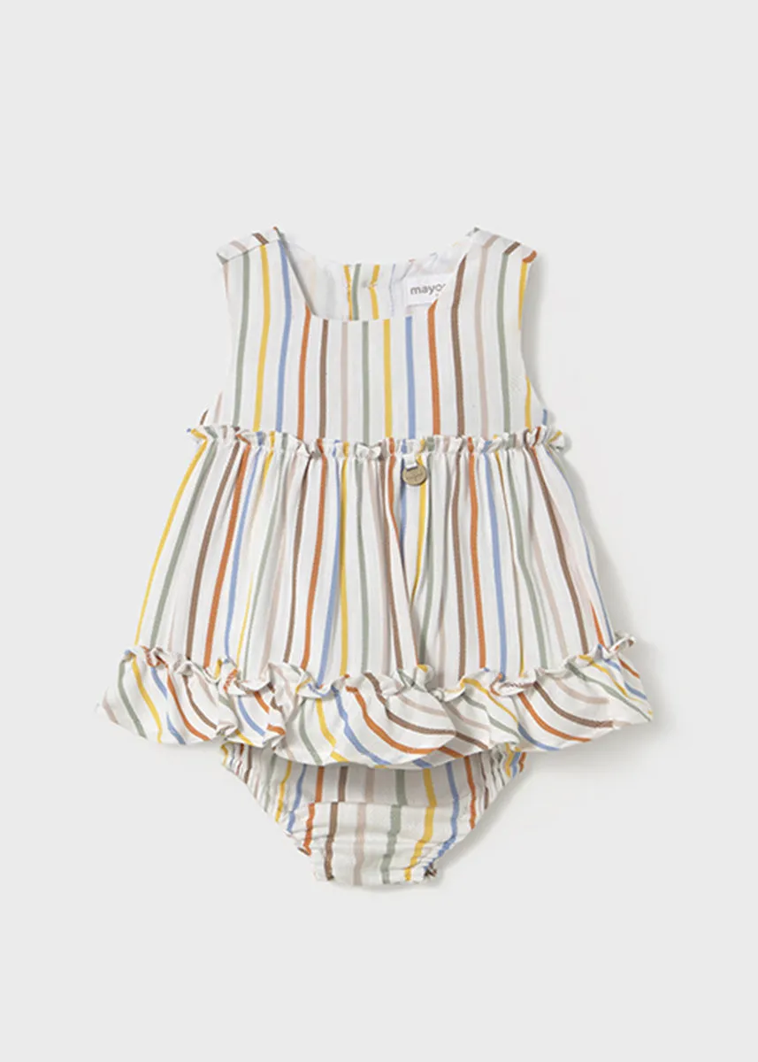 Morgan Dress & Bloomer Set - Stripes