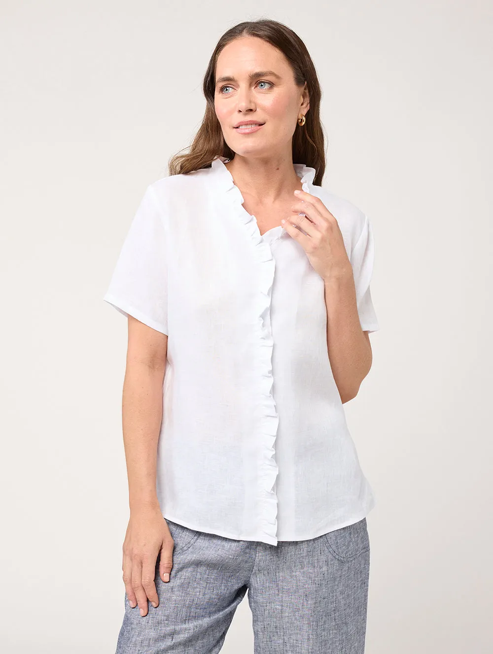Niya Ruffle Shirt
