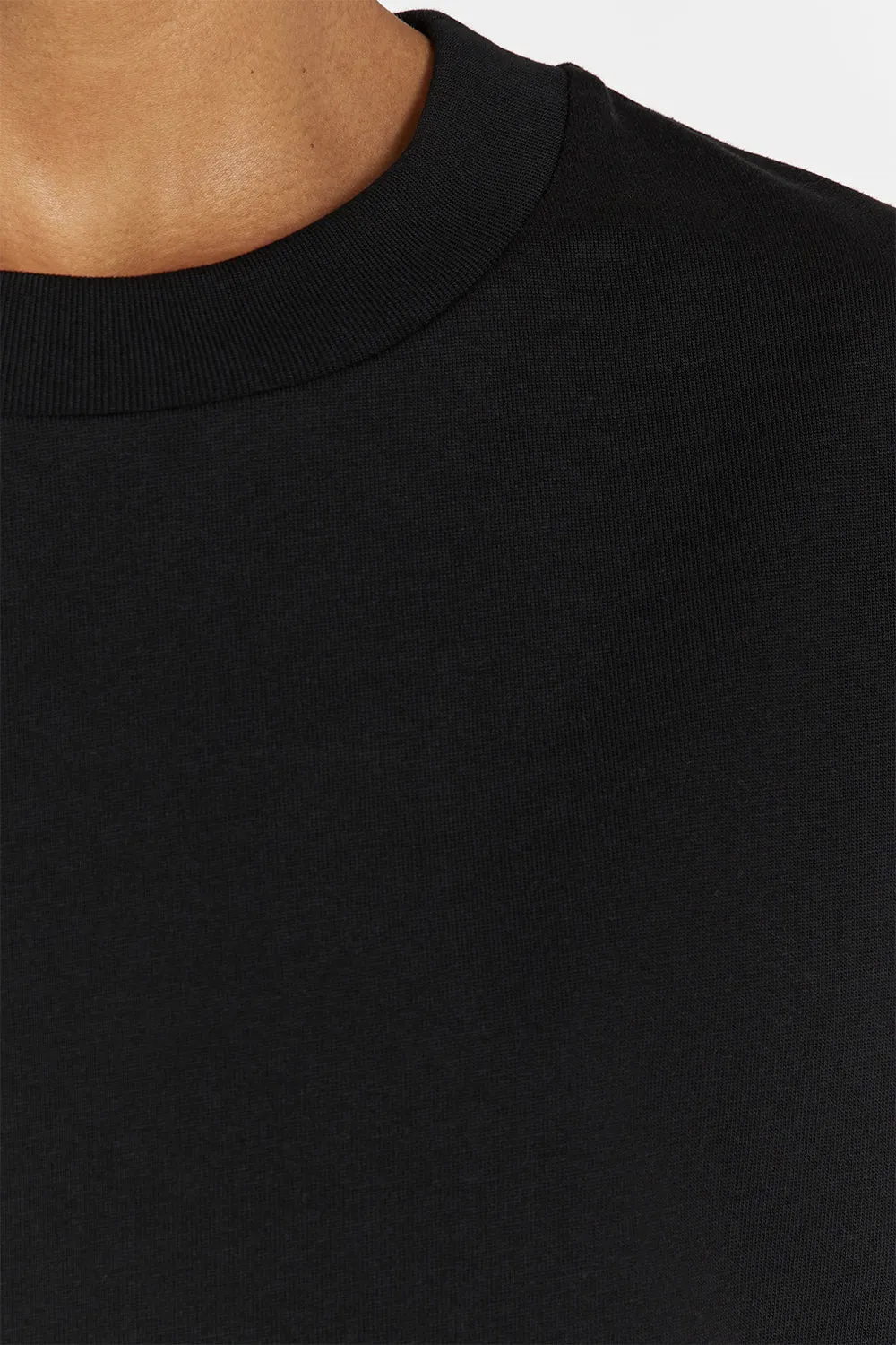 NOAH BLACK SIGNATURE COTTON TEE