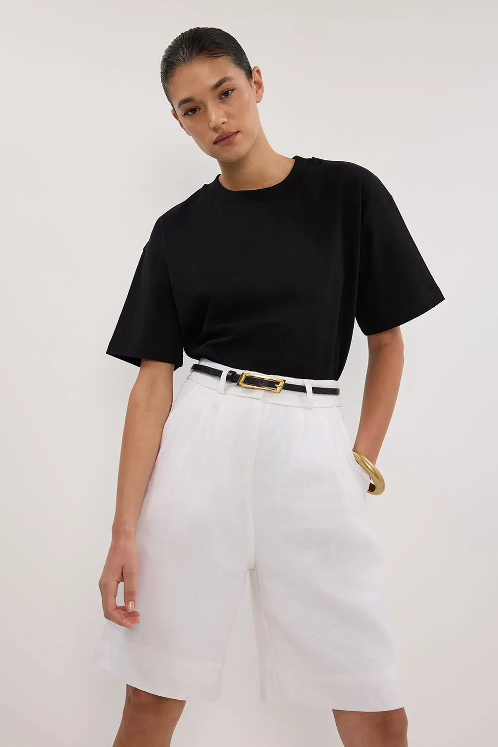 NOAH BLACK SIGNATURE COTTON TEE