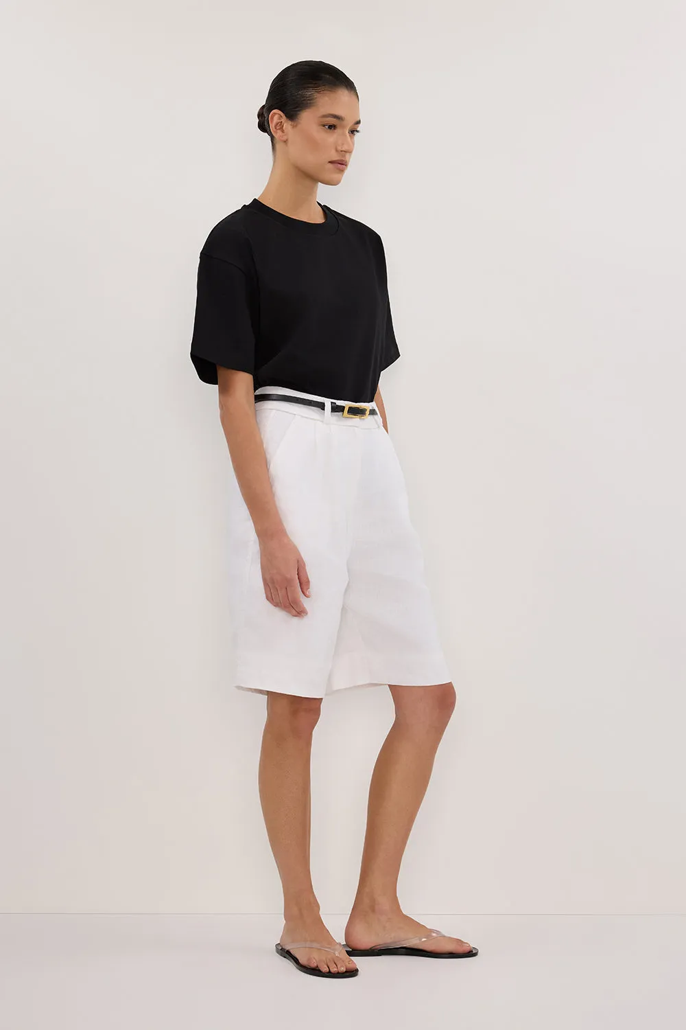 NOAH BLACK SIGNATURE COTTON TEE