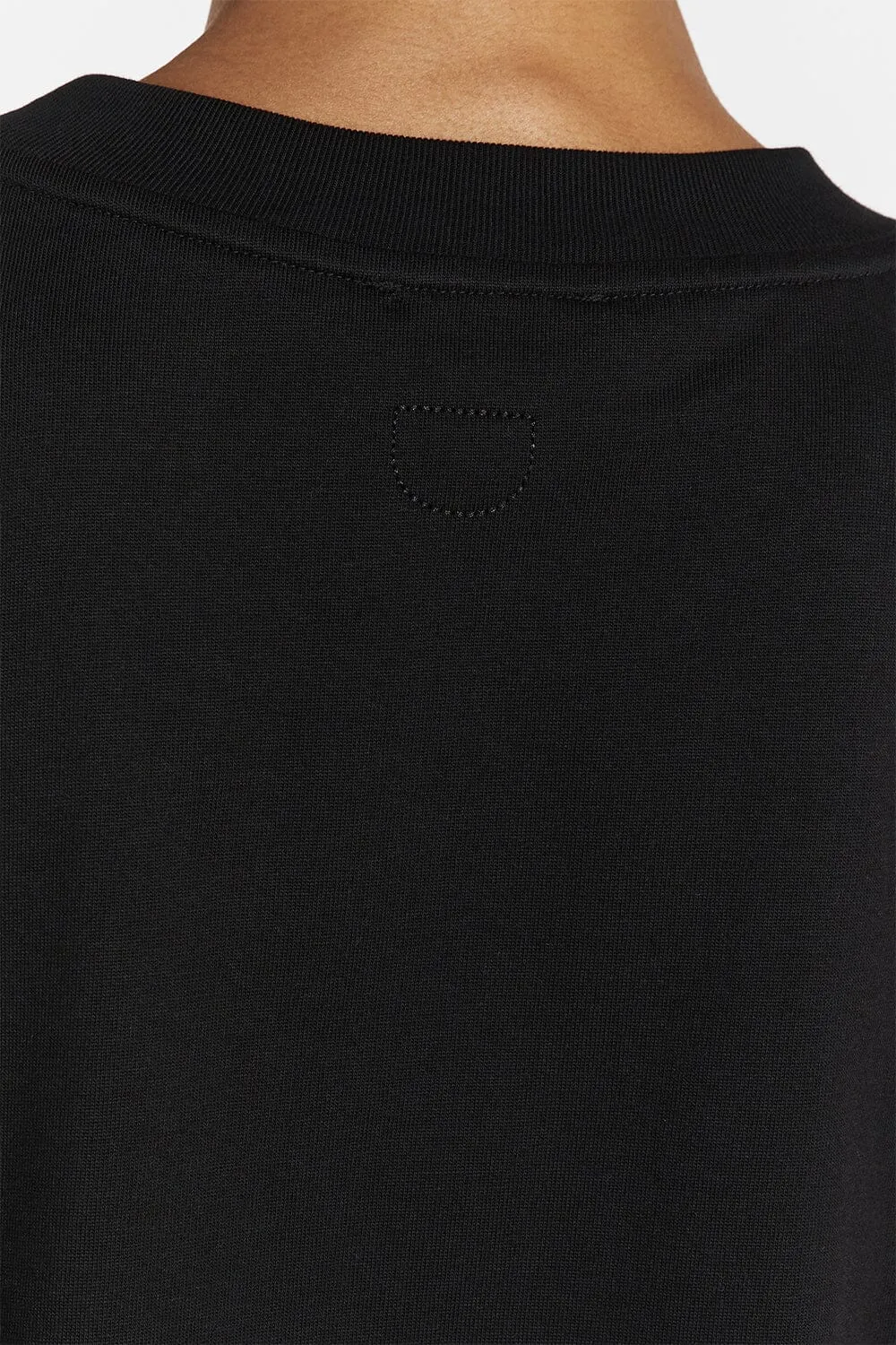 NOAH BLACK SIGNATURE COTTON TEE