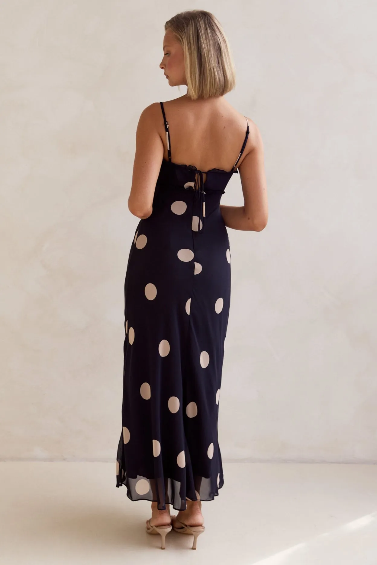 Olivia Midi Dress (Navy)