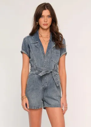 Olivia Romper - Ocean