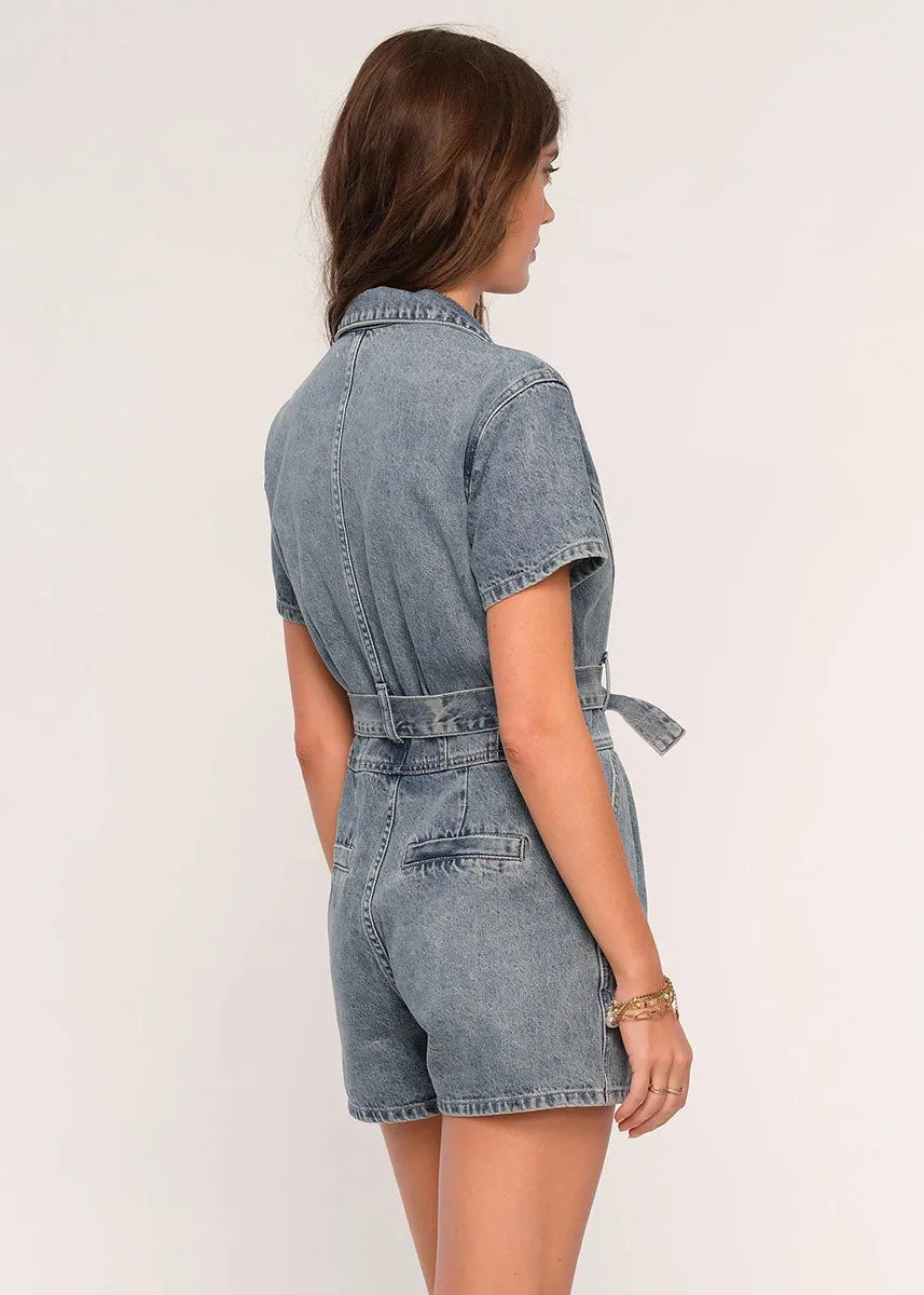 Olivia Romper - Ocean