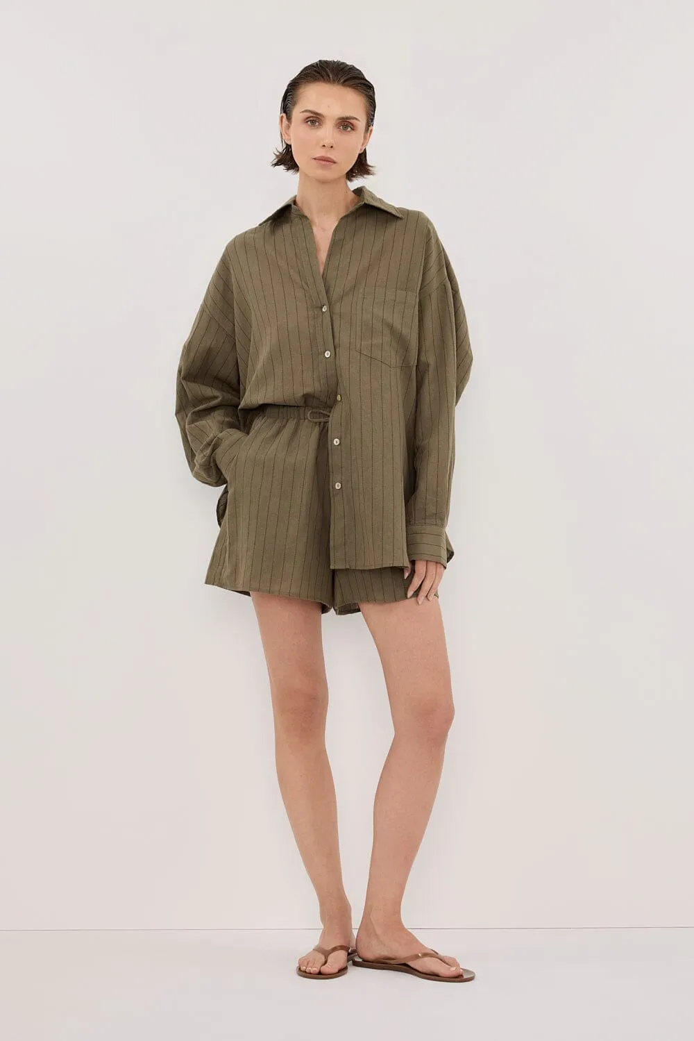 OLLIE MOSS STRIPE SHORT