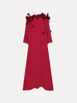 Orchid Illusion Neckline Caftan