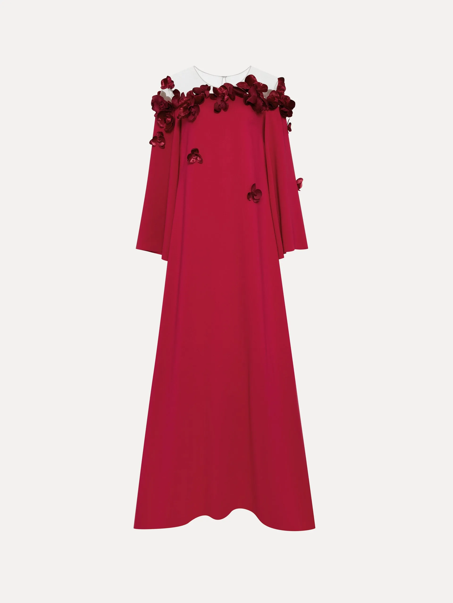 Orchid Illusion Neckline Caftan