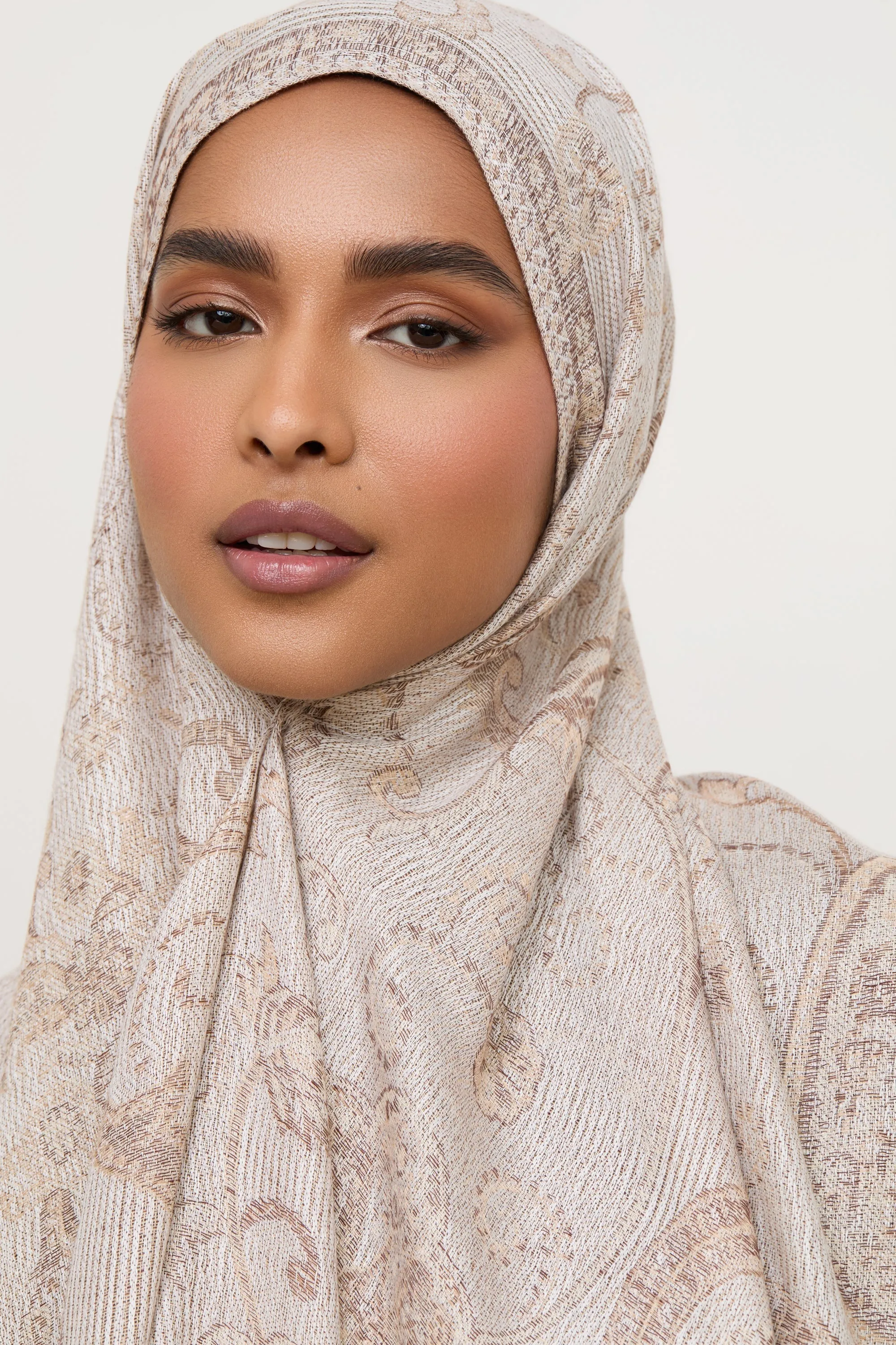 Pashmina Hijab Scarf - Stone