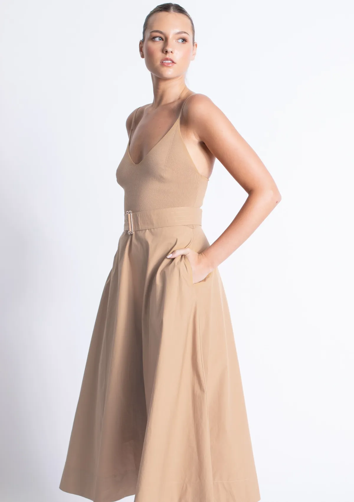 Phoenix Knit Combo Dress
