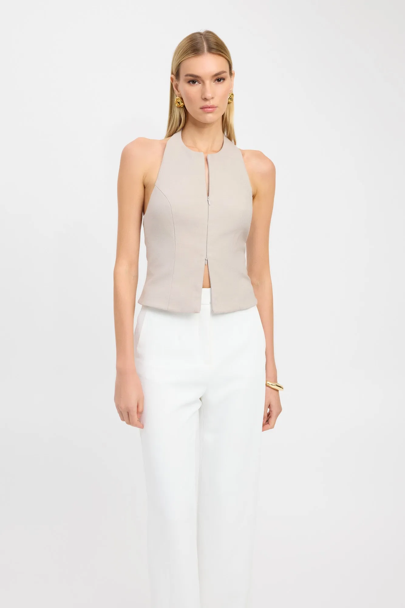 Raine Zip Front Top