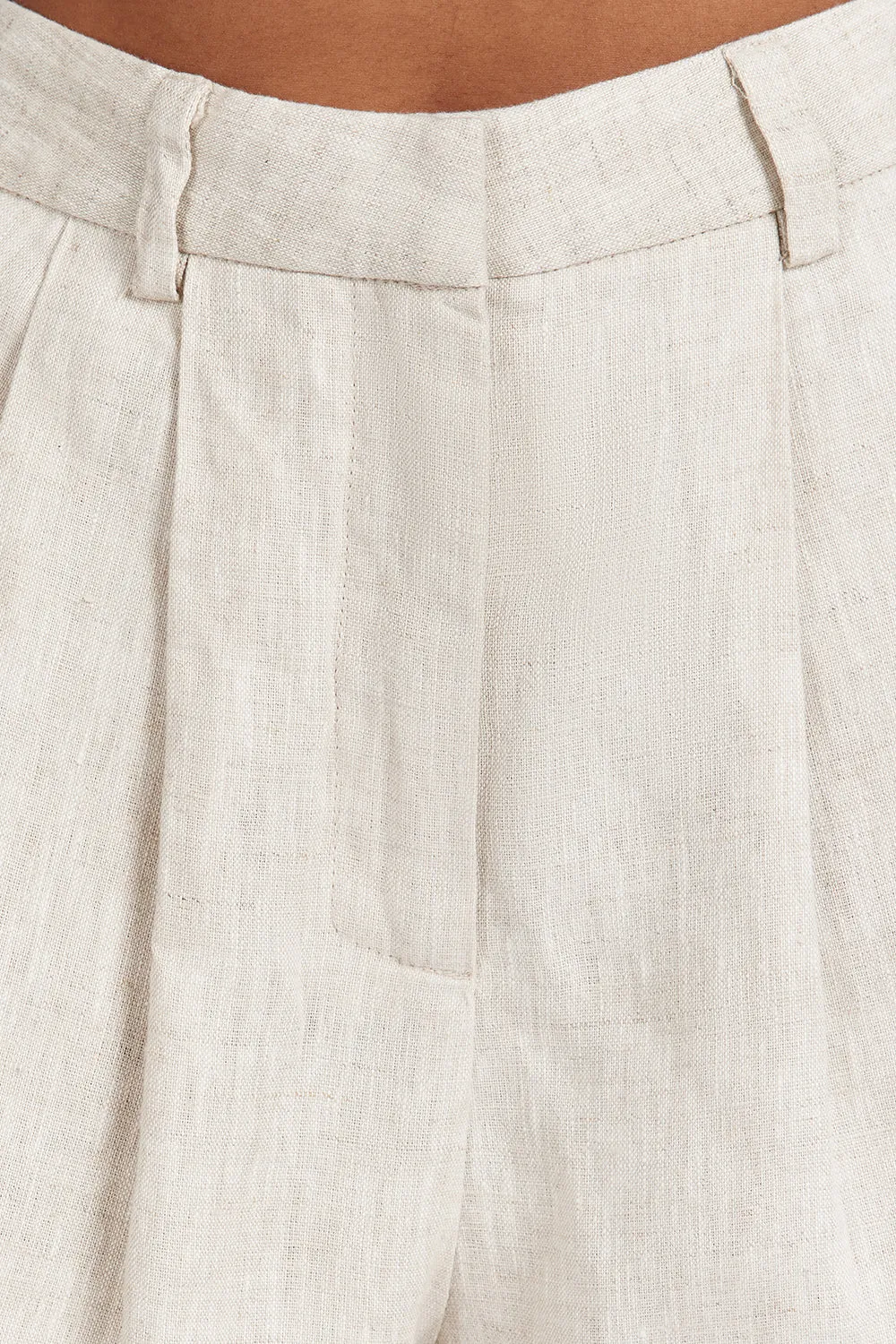 RHYHE NATURAL LINEN SHORT