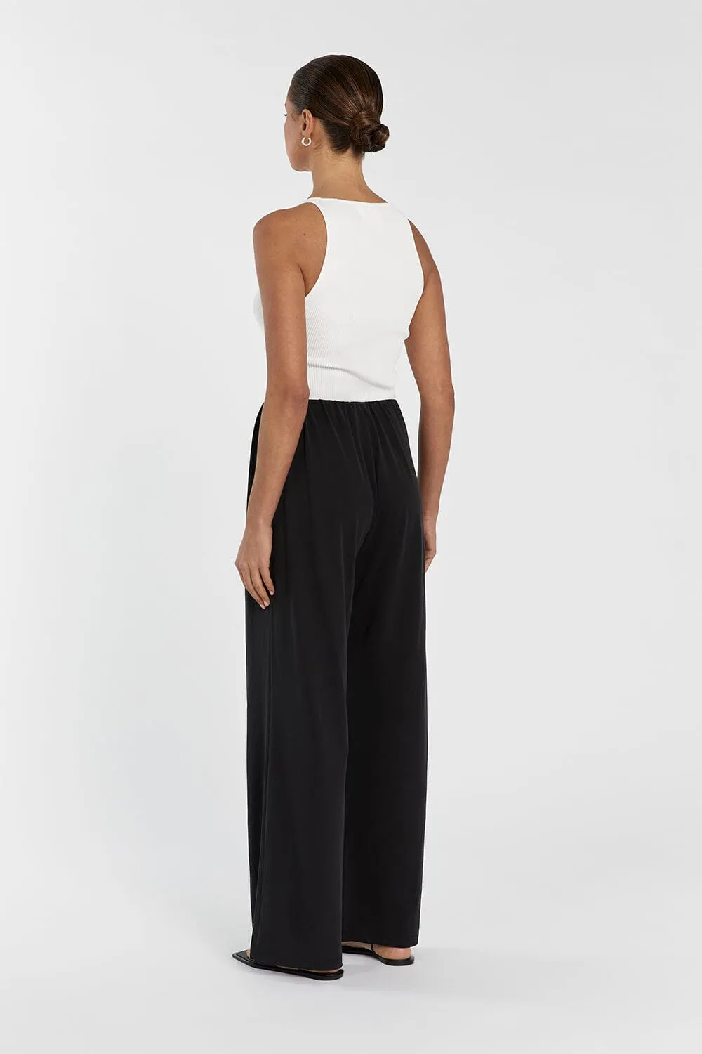 RIO CHARCOAL WIDE LEG MODAL PANT