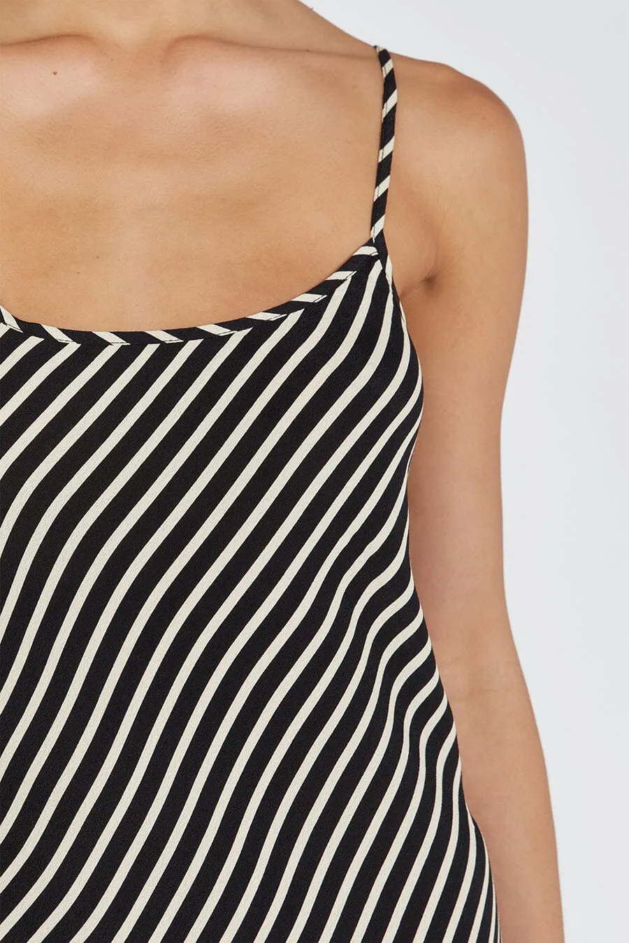 RORY STRIPE SCOOP MAXI DRESS