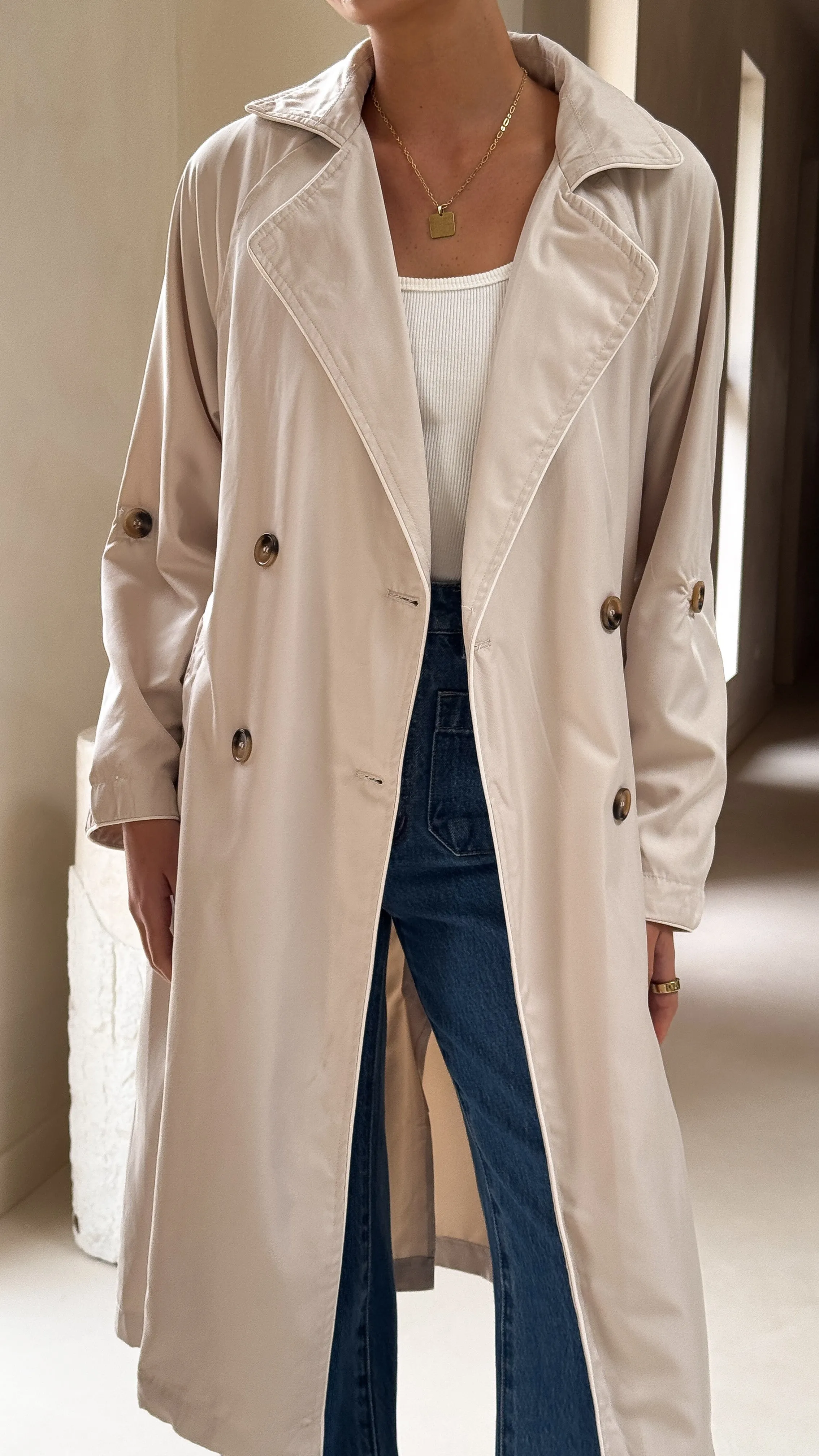 Rylie Trench Coat - Sand