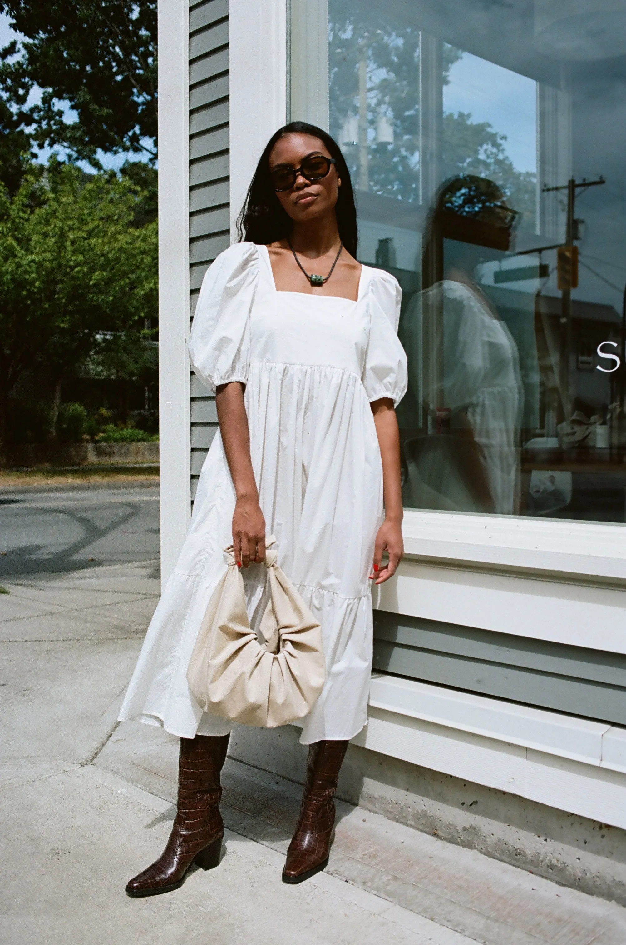 Serenity Puff Dress - Ready To Ship