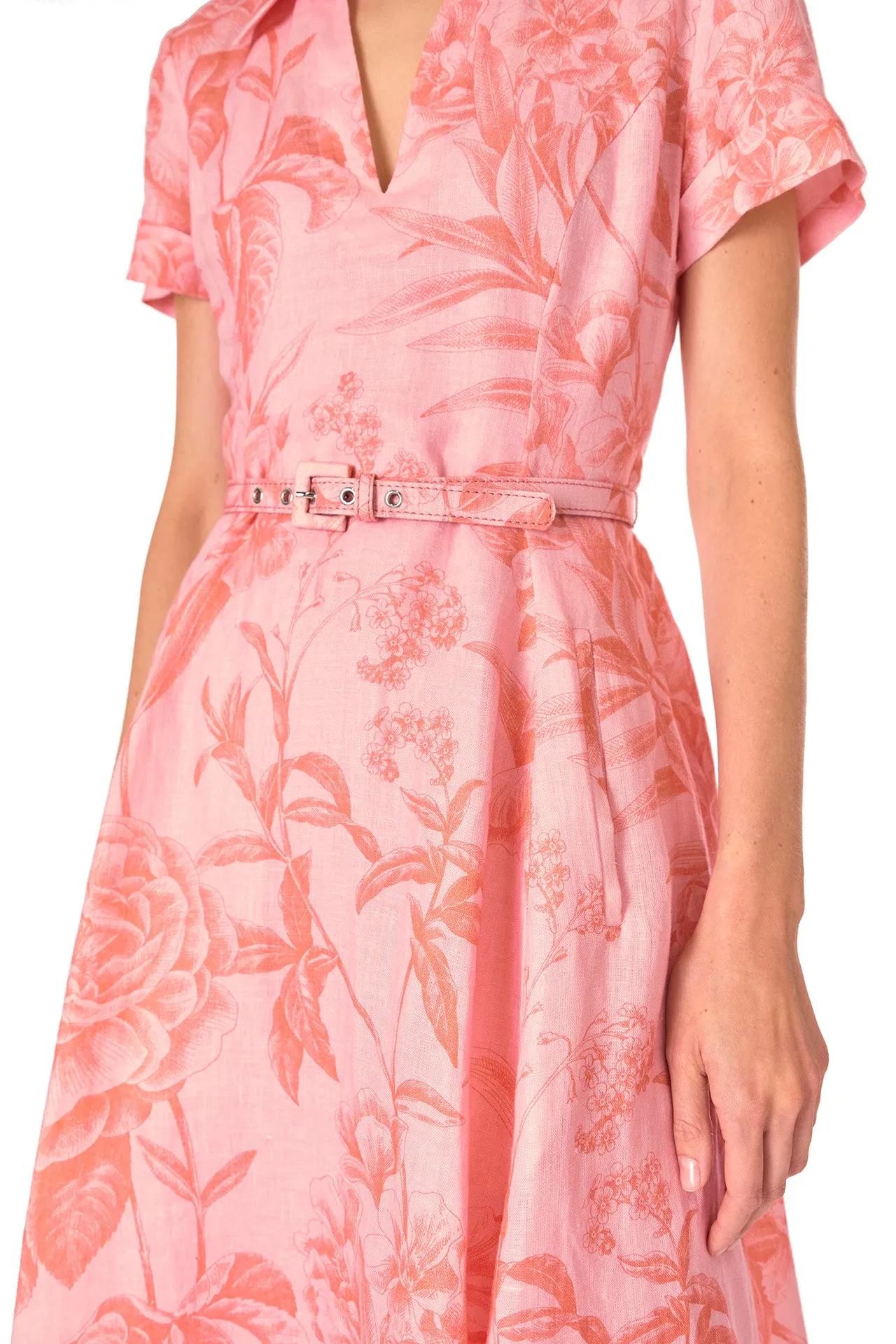 Short Sleeve A-line Dress