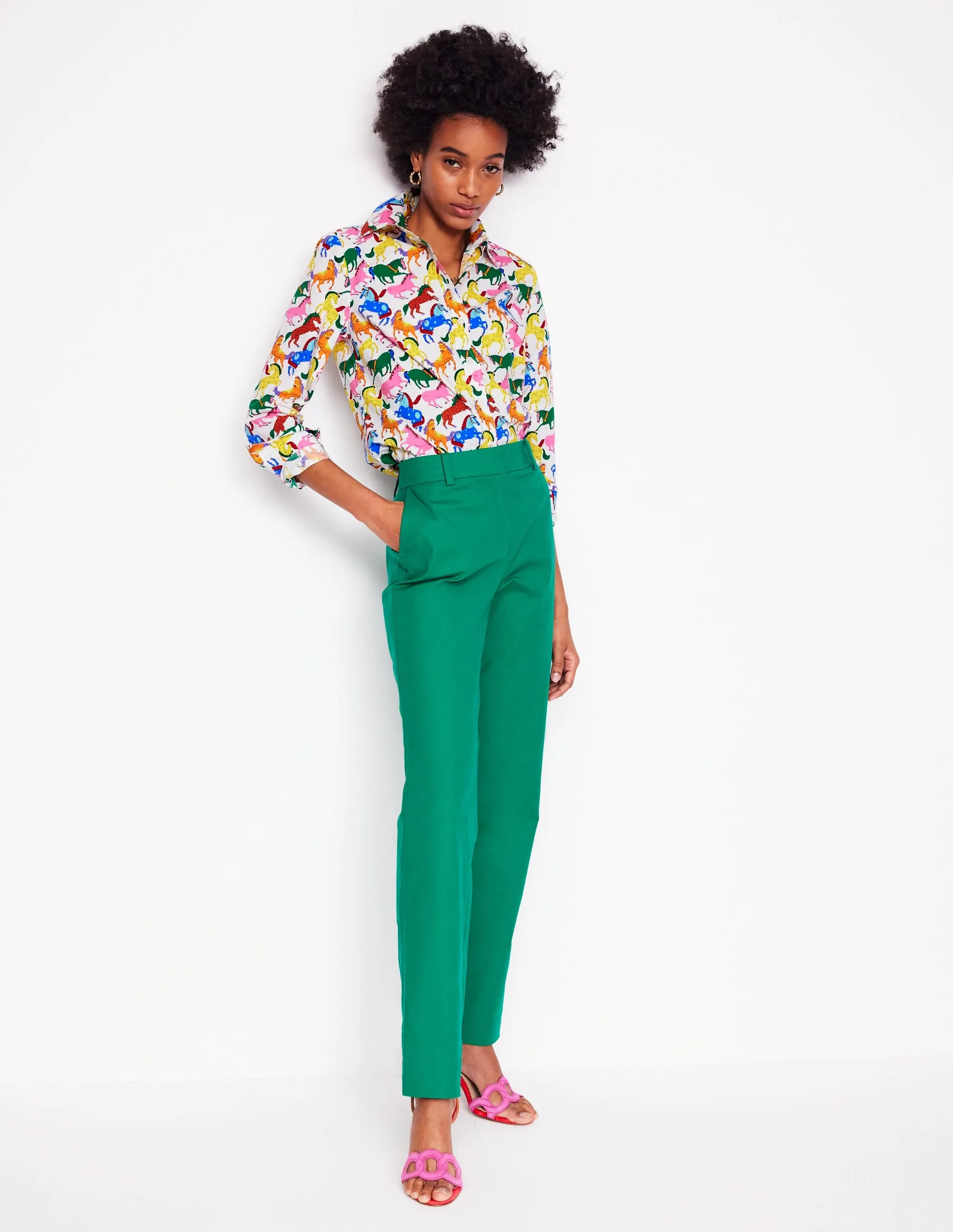 Sienna Cotton Shirt-Multi. Pony Club