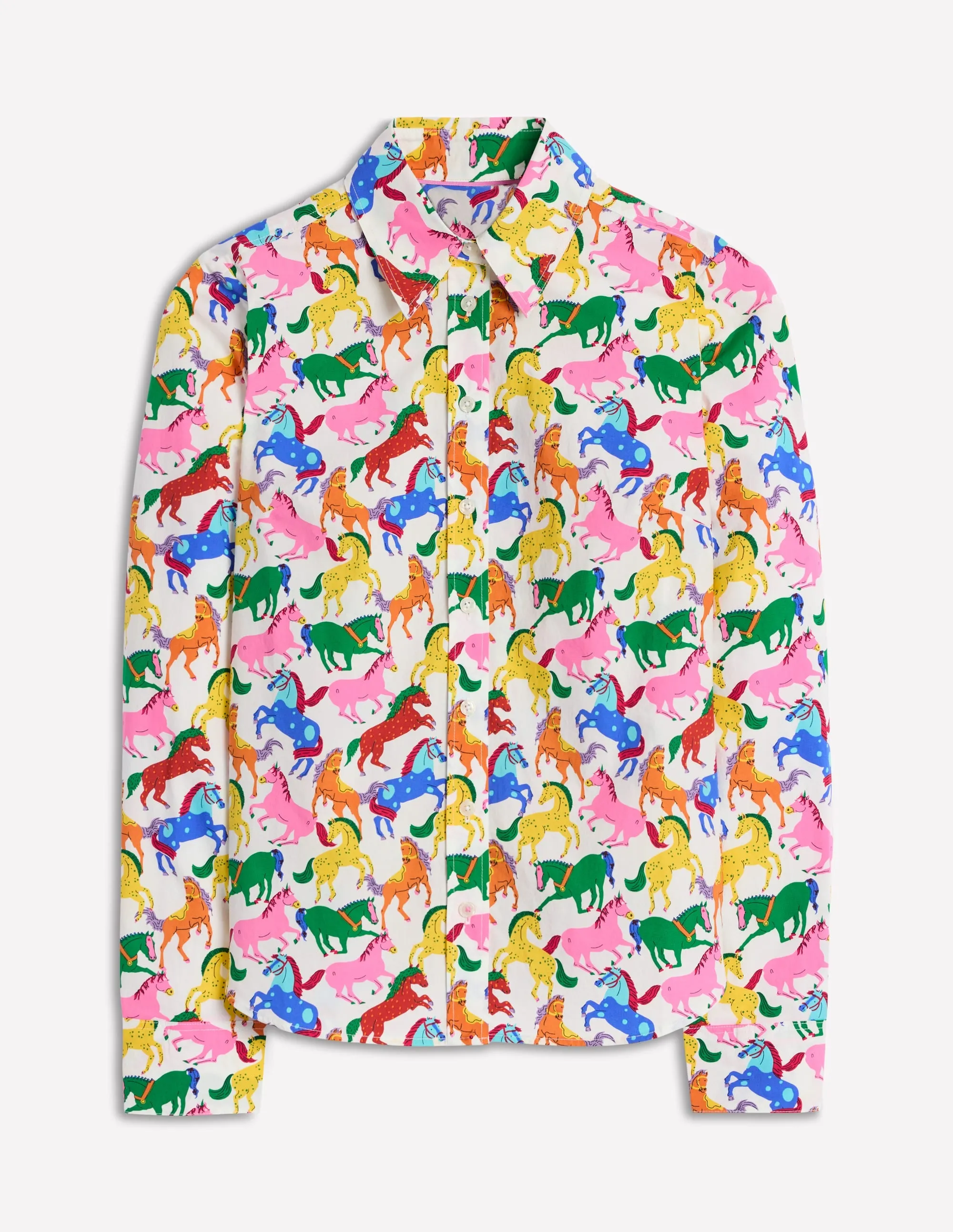 Sienna Cotton Shirt-Multi. Pony Club