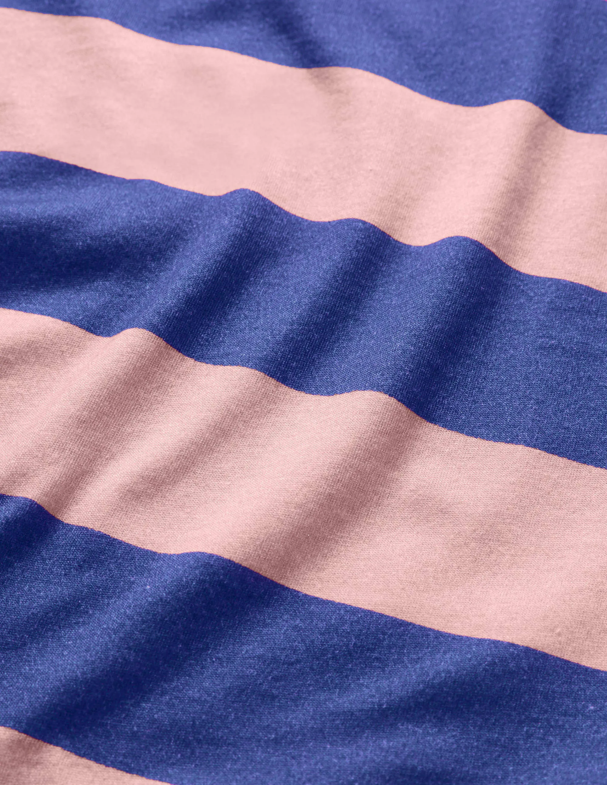 Slub Washed T-shirt-Boto Pink/Bright Marina