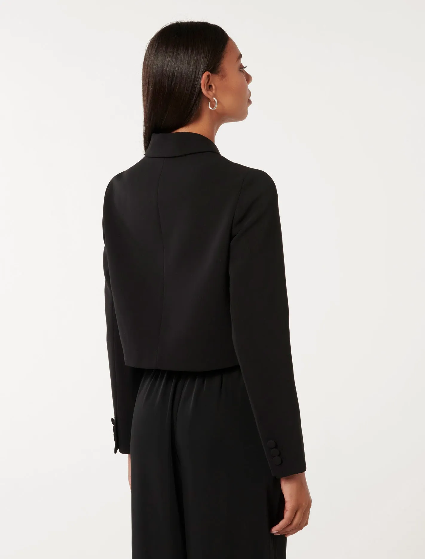 Tanya Cropped Top Collar Jacket