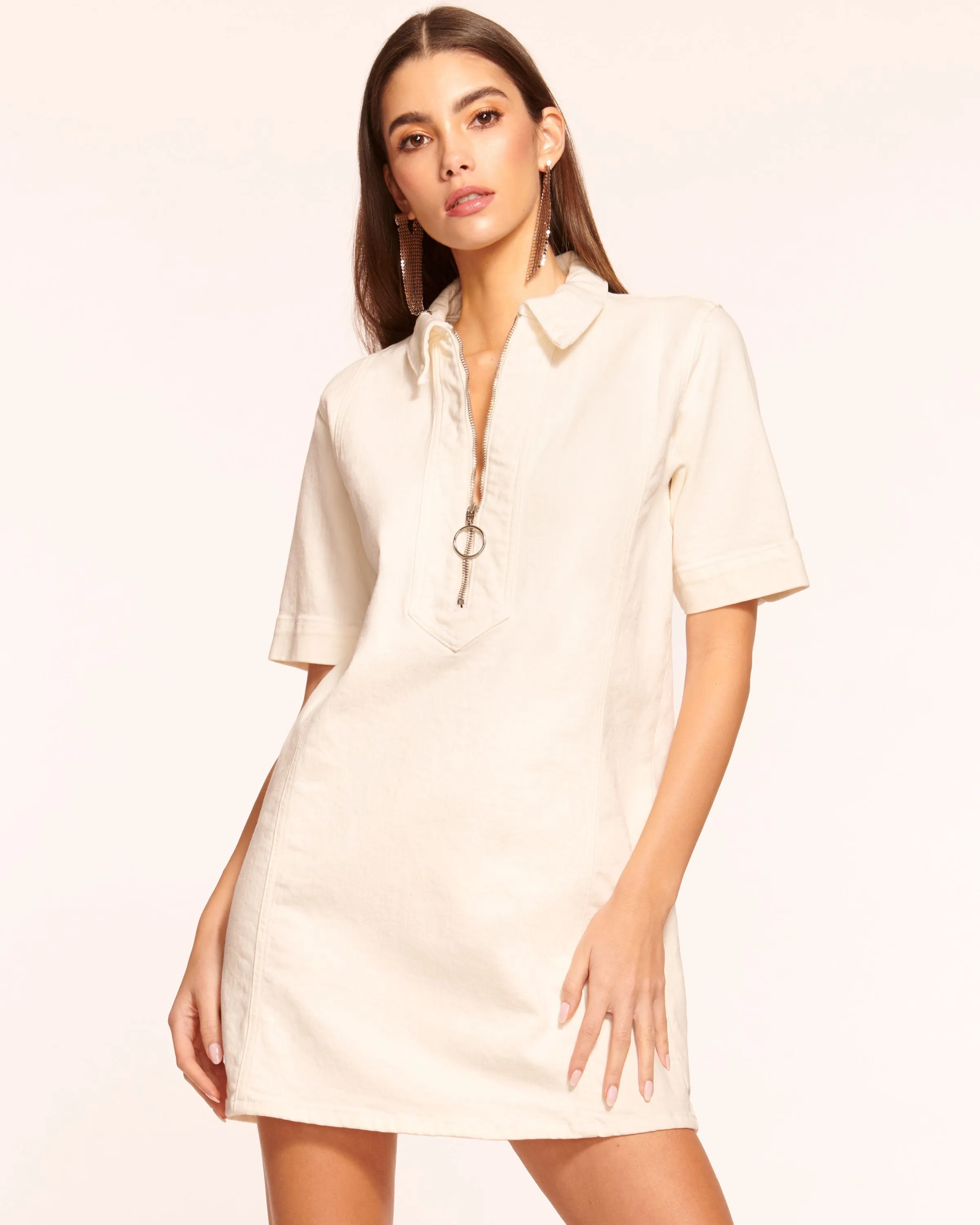 Tunechi Denim Shirt Dress