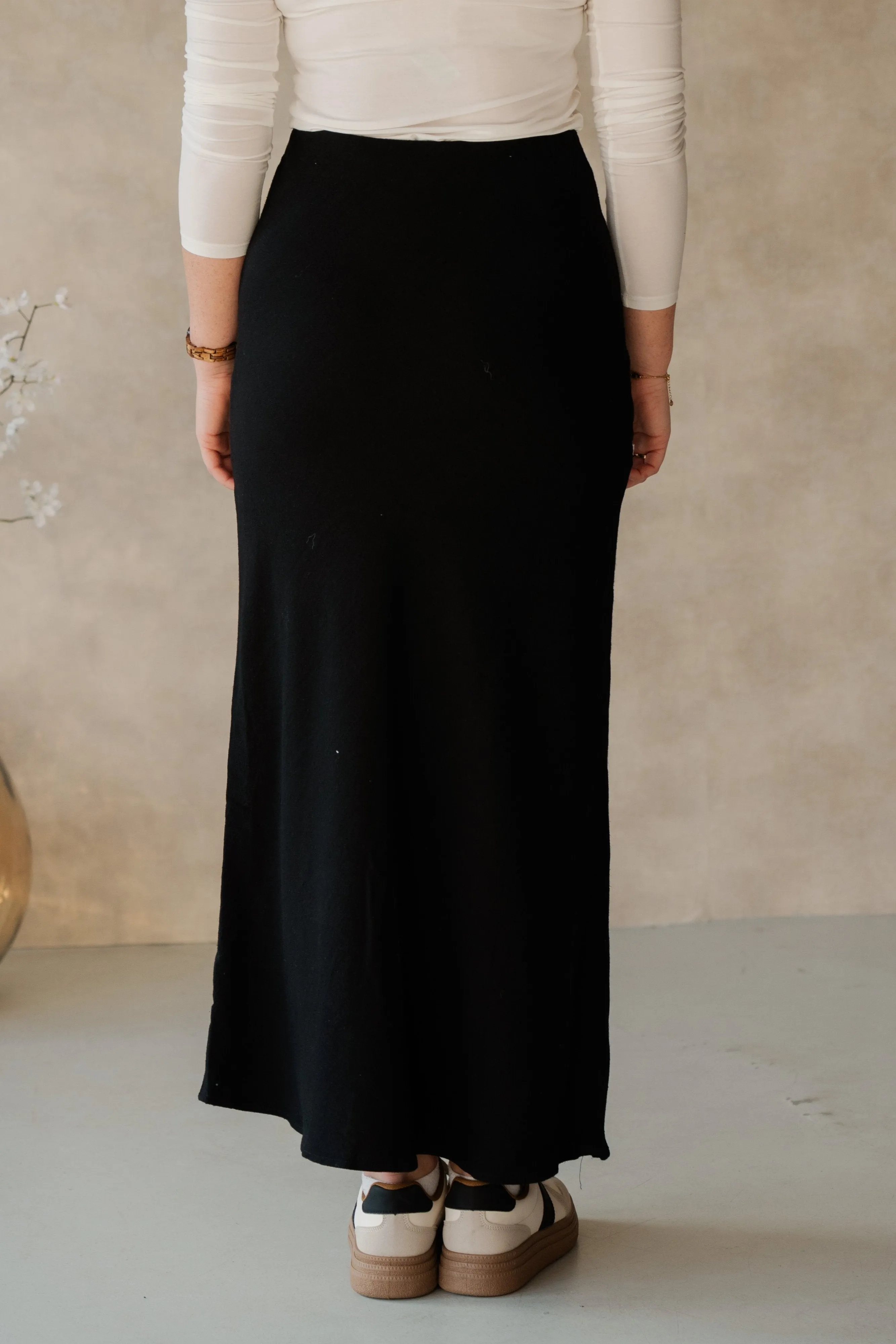 Viso linen Skirt Black