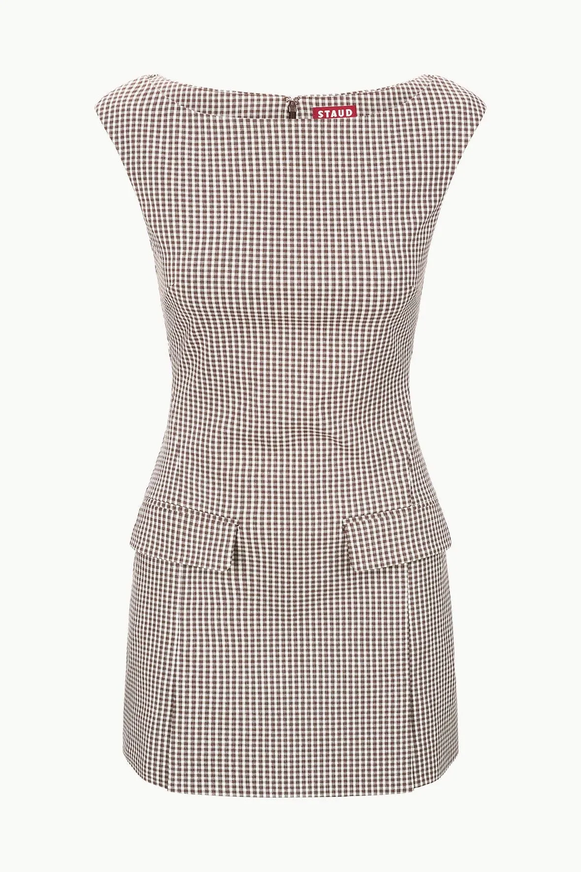 WALKER DRESS | DARK CHOCOLATE MICRO CHECK