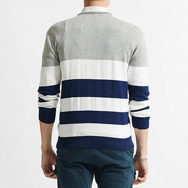 West Louis™ Casual Striped Fashion Pullover